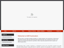 Tablet Screenshot of agr-automation.com